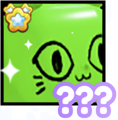 Huge Green Balloon Cat